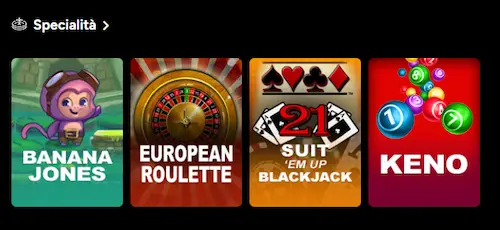 Midas Casino giochi